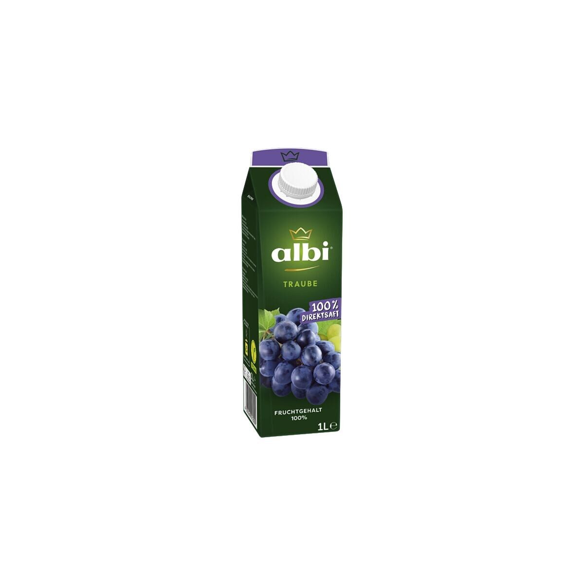 albi® Saft Traube Direktsaft, 6x 1 Liter, 100% Direktsaft