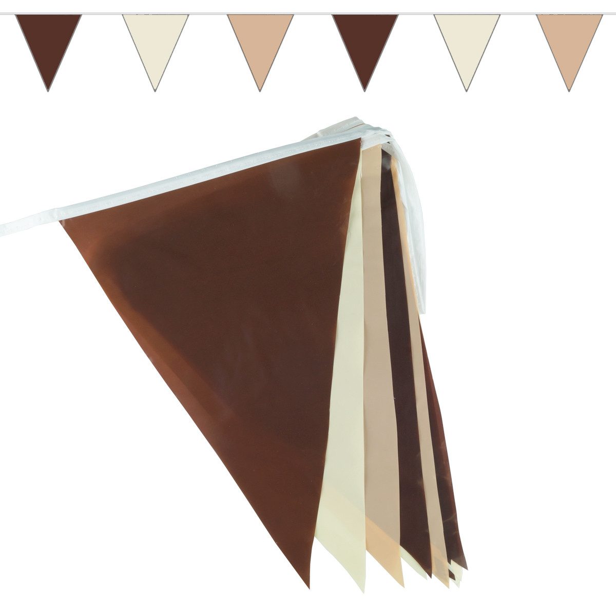 Goodymax Hängedekoration Wimpelkette 10 m, 20 Wimpel á 20 x 30 cm