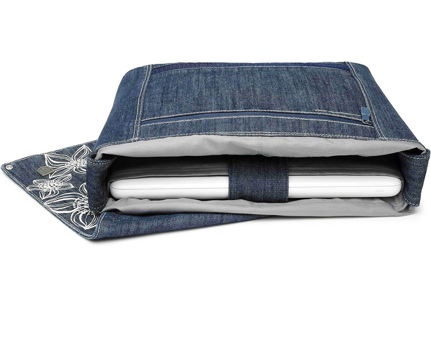 GOLLA Laptoptasche Notebook-Tasche Denim Jeans Laptop-Hülle Case, Hülle Sch günstig online kaufen