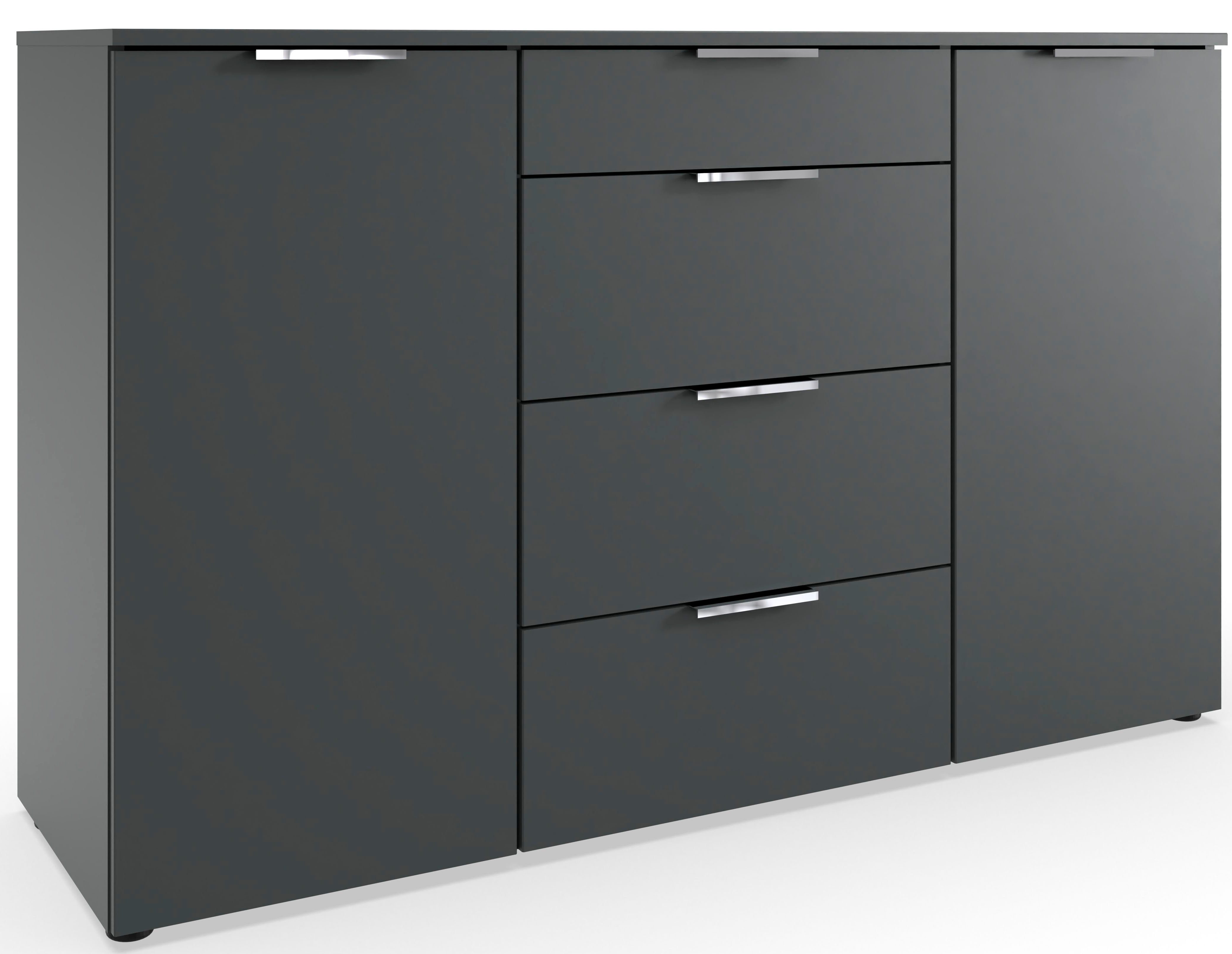 Wimex Kombikommode Level by fresh to go, 2-türig, mit 4 Schubladen und soft-close Funktion, 135cm breit