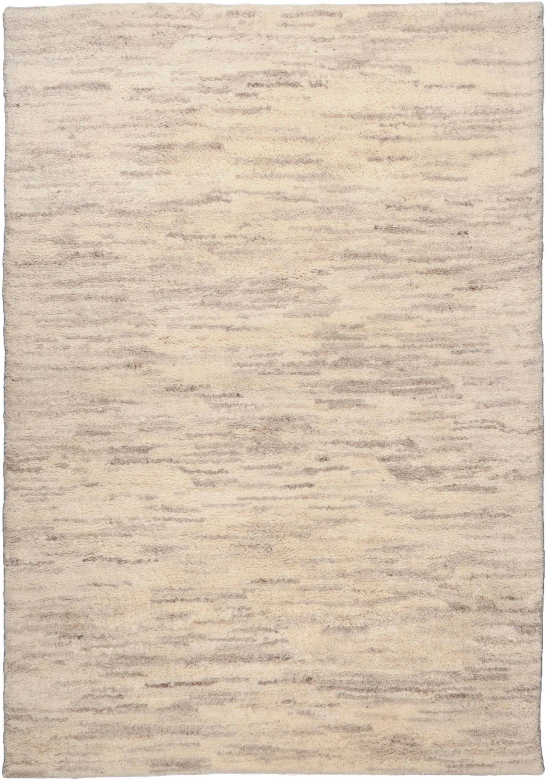 THEKO Wollteppich Tanger 1, rechteckig, Höhe: 20 mm, echter Berber aus Marokko, reine naturbelassene Wolle, handgeknüpft