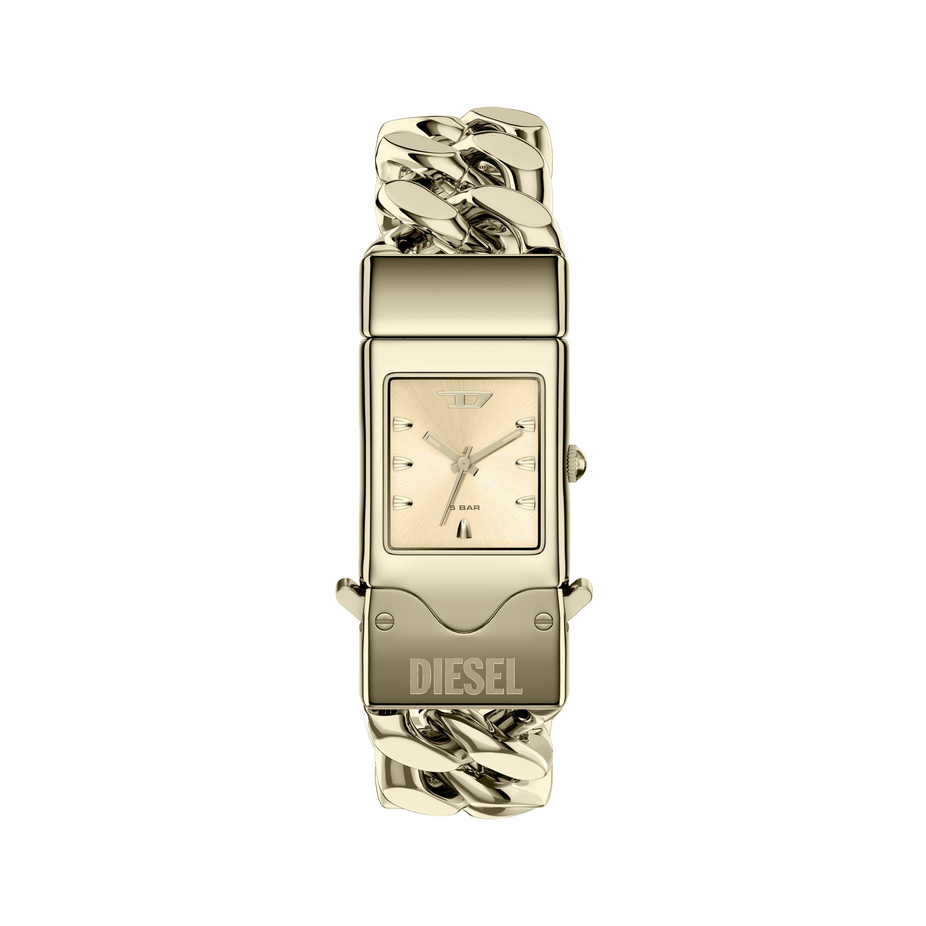 Diesel Quarzuhr CLOSER DZ2235, Armbanduhr, Herrenuhr, Edelstahlarmband, analog