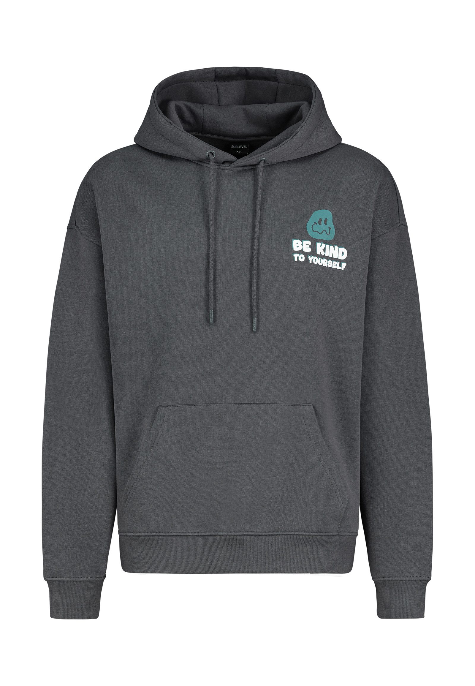 SUBLEVEL Hoodie Herren Kapuzenpullover mit Print günstig online kaufen