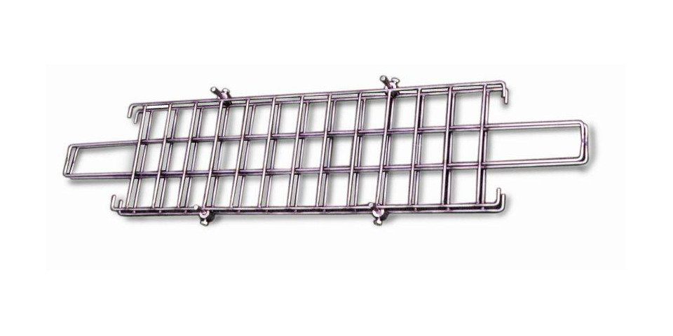 Schneider Grill Grillrosteinsatz Schneider Steakklemme für Vertikalgrill 50 für, Edelstahl