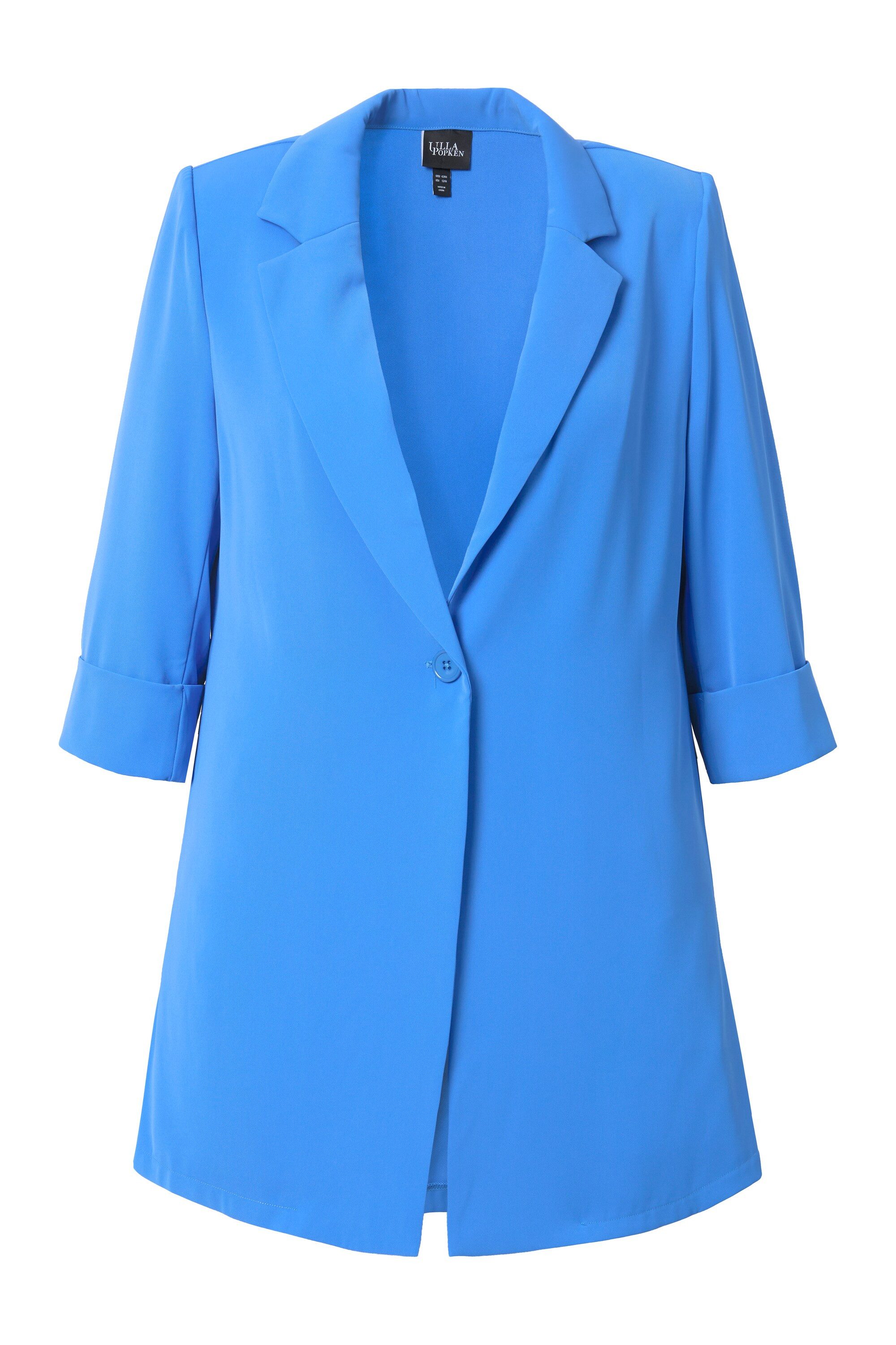 Ulla Popken Blusenblazer Blazer Reverskragen Knopfverschluss günstig online kaufen