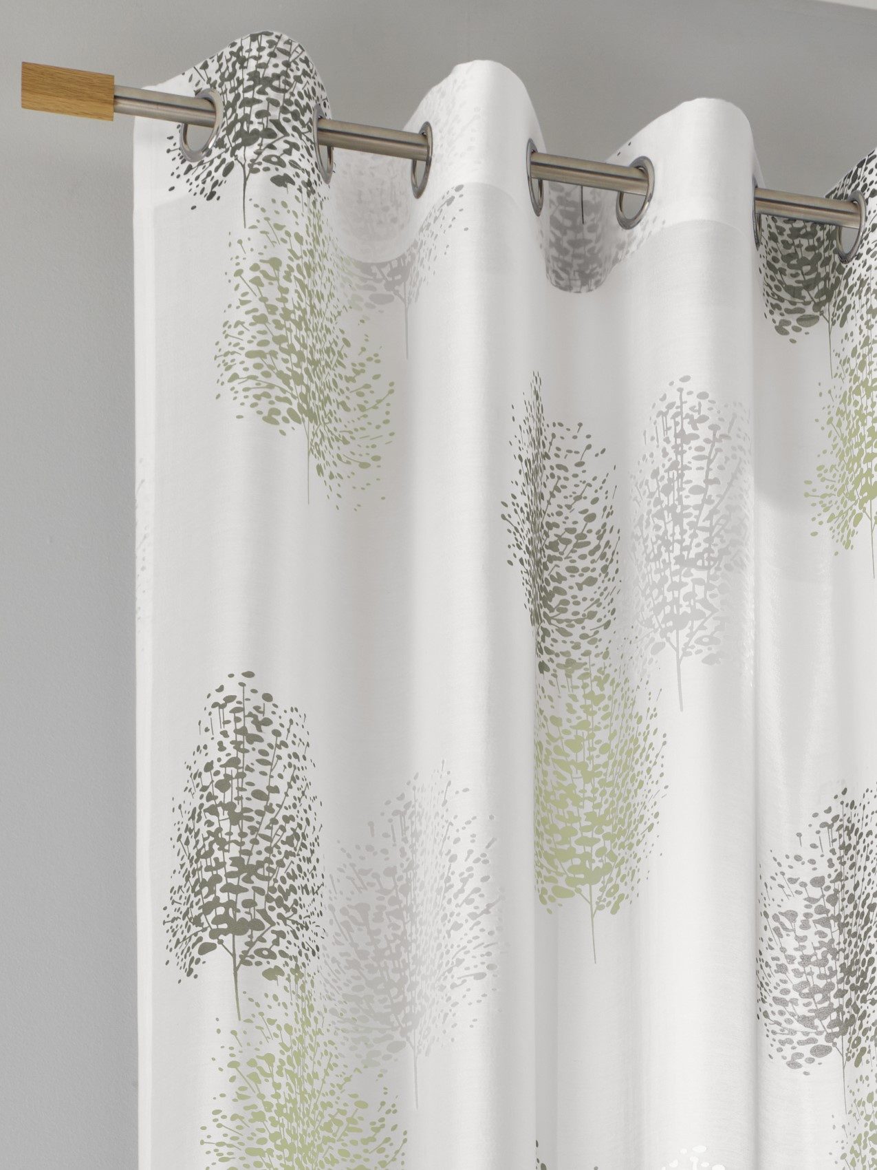 Kutti Vorhang Belinda (1 St), Ösen, halbtransparent, Ausbrenner, Gardine, h günstig online kaufen