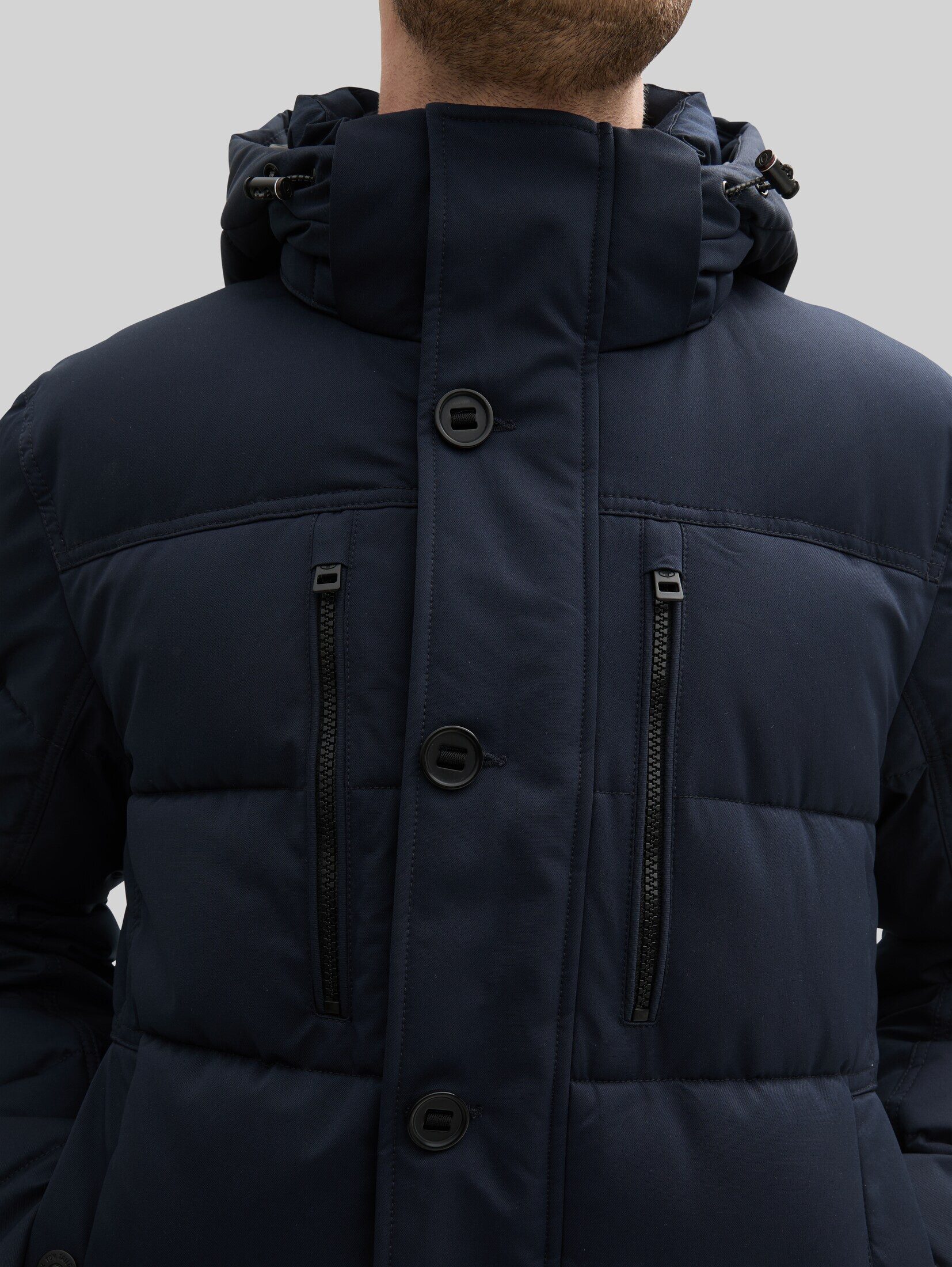 TOM TAILOR Winterjacke Jacken Pufferjacke mit abnehmbarer Kapuze