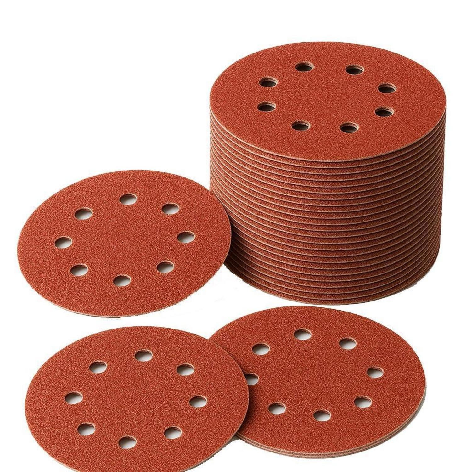 LuxusKollektion Schleifscheibe Schleifscheiben 125mm 80 Körnung 50er Pack