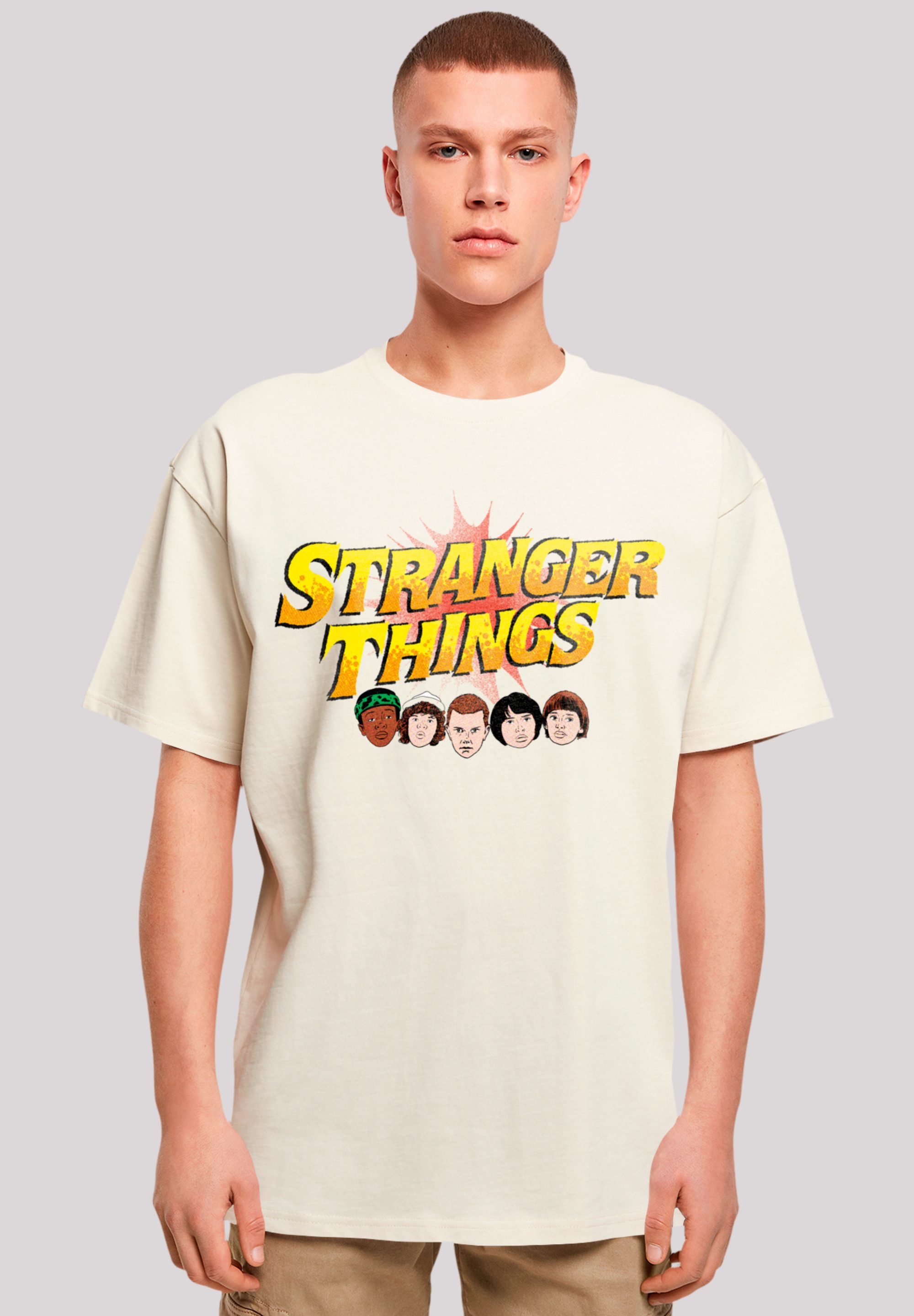 T-Shirt Stranger Things Comic Heads