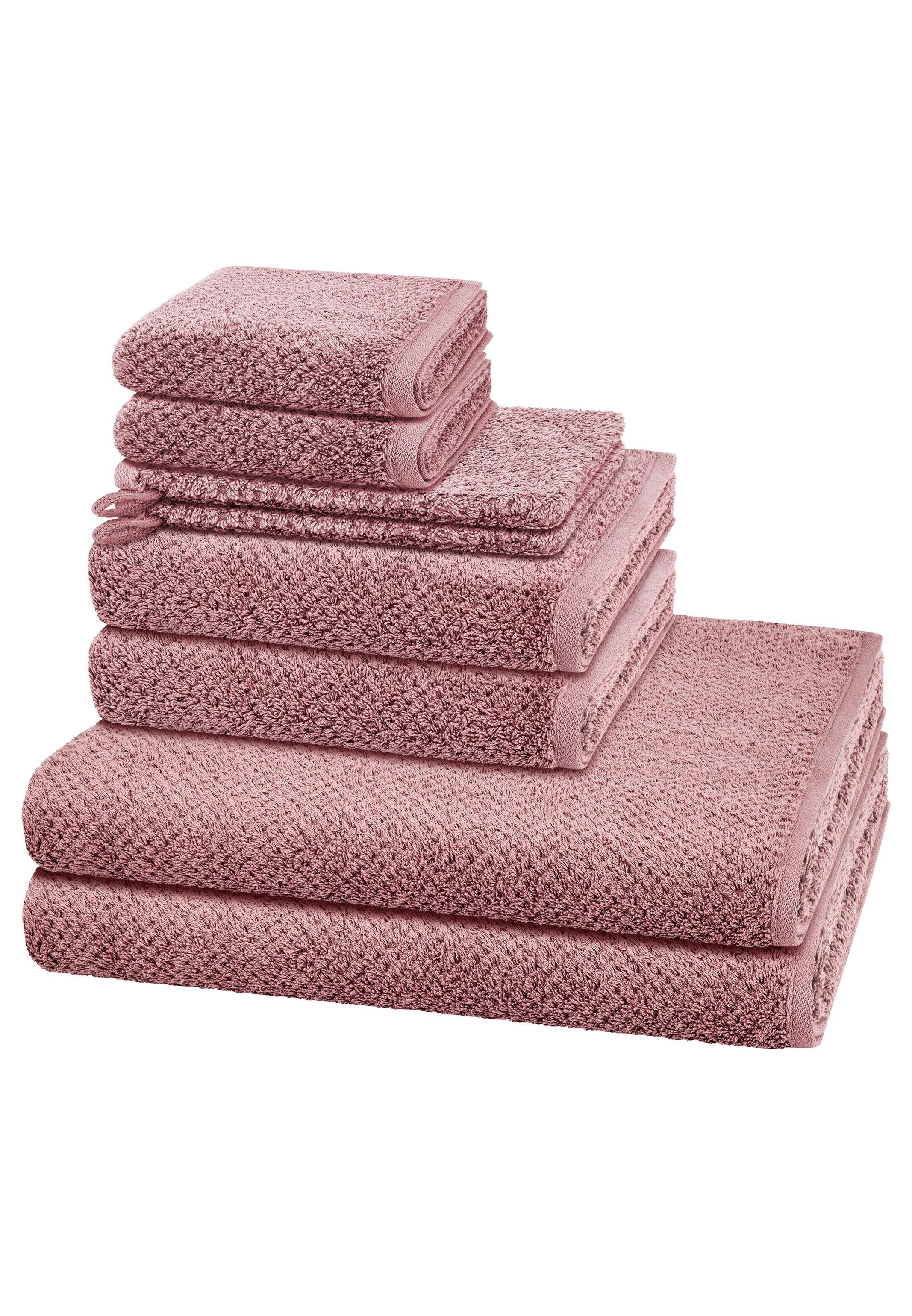 Cawö Handtuch Set Pure, Walkfrottee (Spar-Set, günstig online kaufen