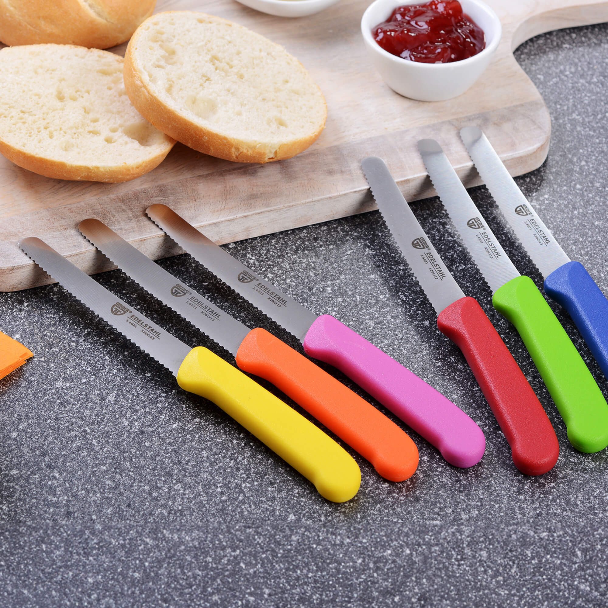 GRÄWE Tafelmesser GRÄWE Frühstücks-/ Brötchenmesser 6 Stück