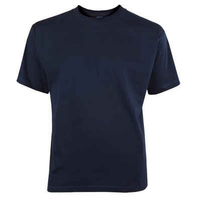 Dave's Rundhalsshirt T-Shirt Herren Übergröße dunkelblau DAVE´S
