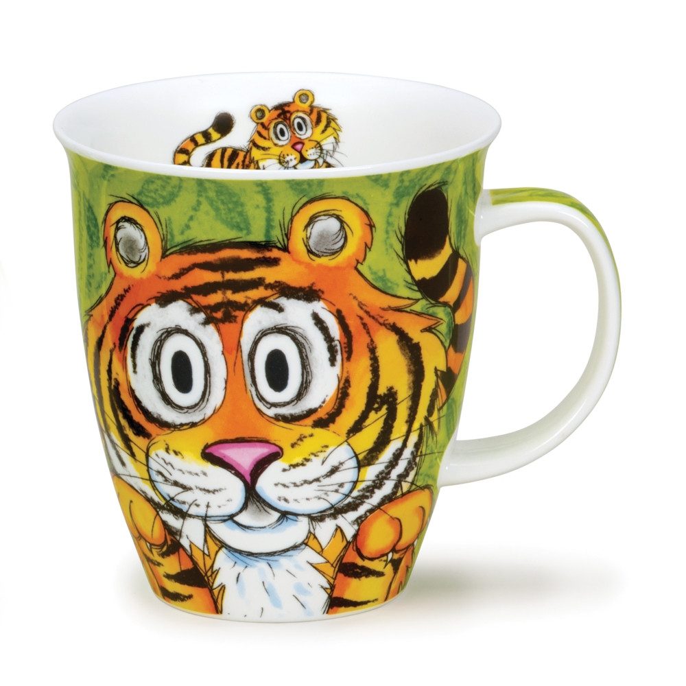Dunoon Tasse Go Wild Tiger Nevis 0,48 l Fine Bone China, 1-tlg.