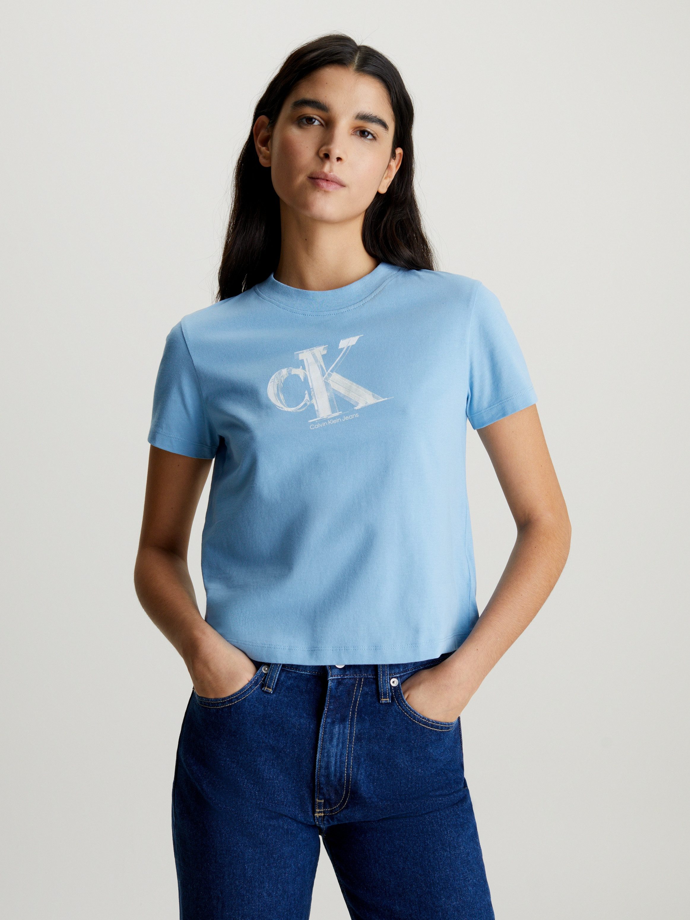 Calvin Klein Jeans T-Shirt META CK BABY TEE mit Markenlogo