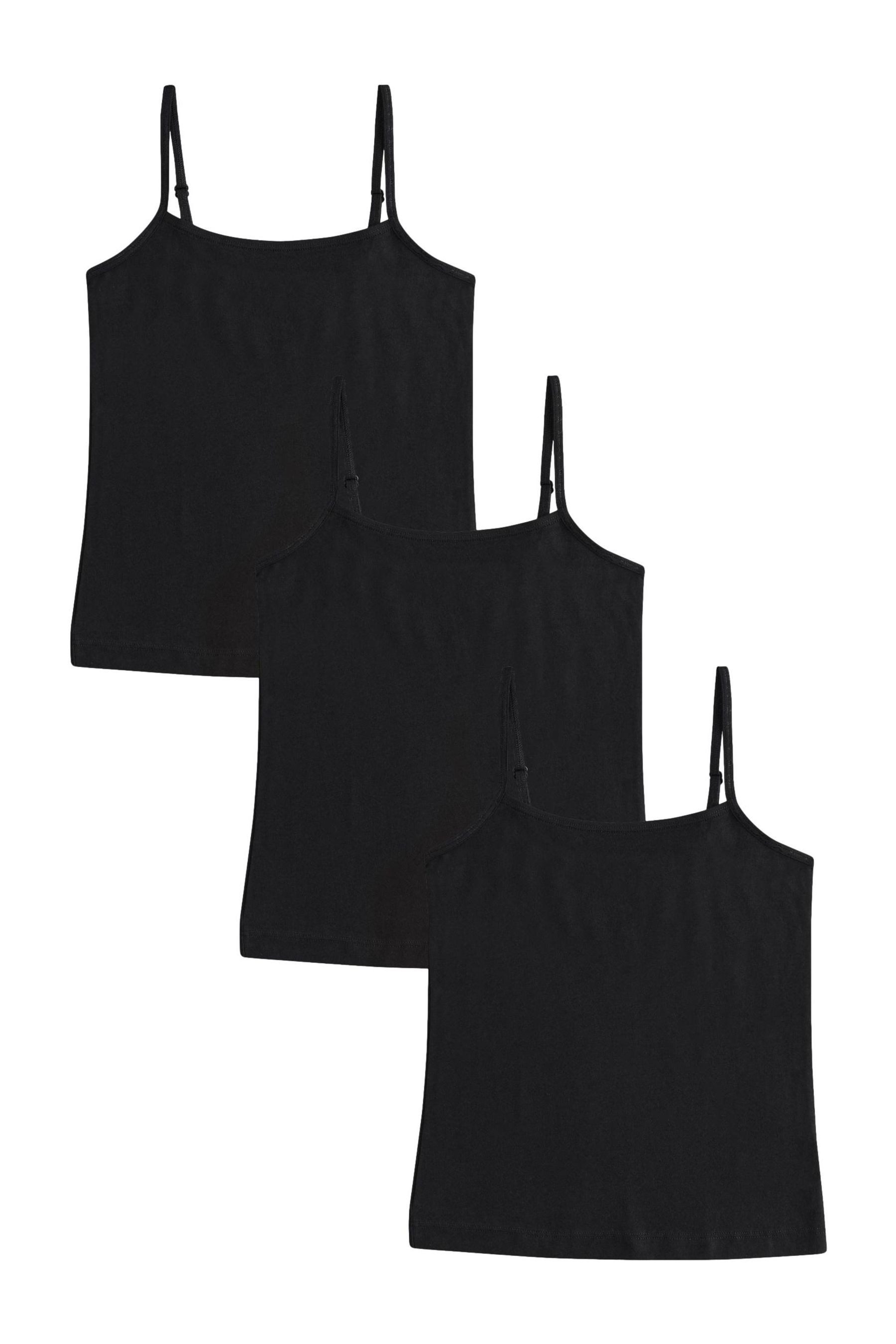 Trägertop Trägertops mit Spaghettiträgern, 3er-Pack