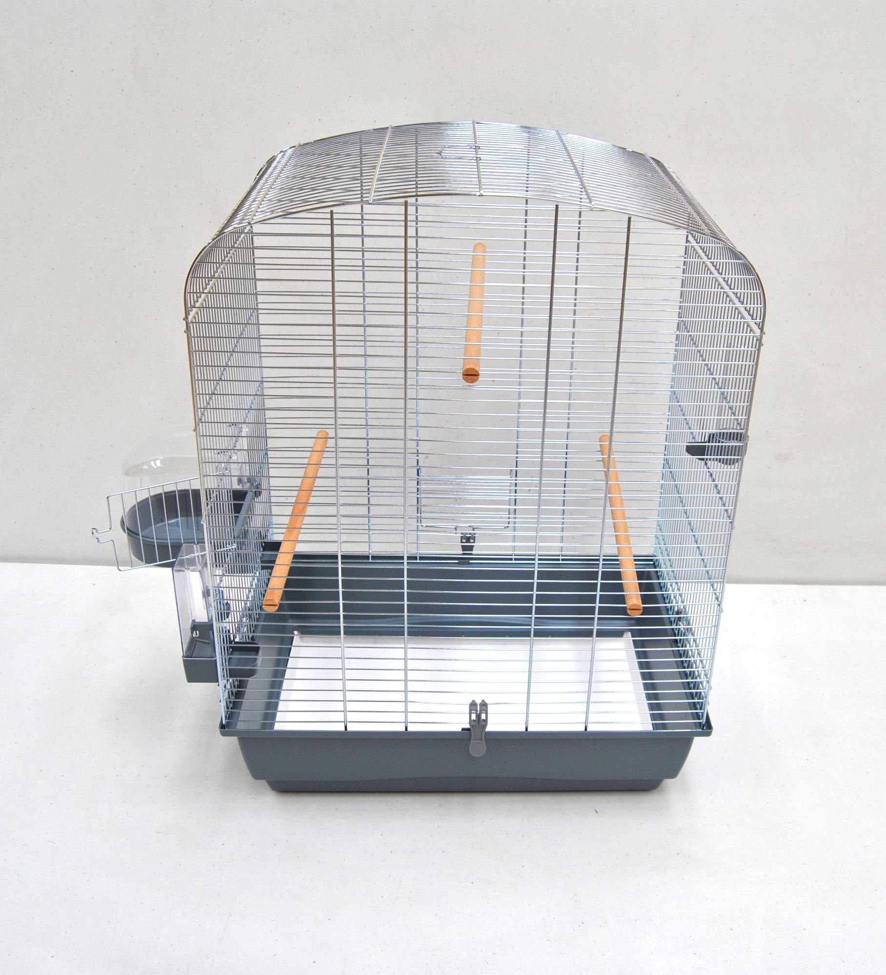 Ollesch Vogelkäfig Vogelkäfig Elena Chrom grau günstig online kaufen