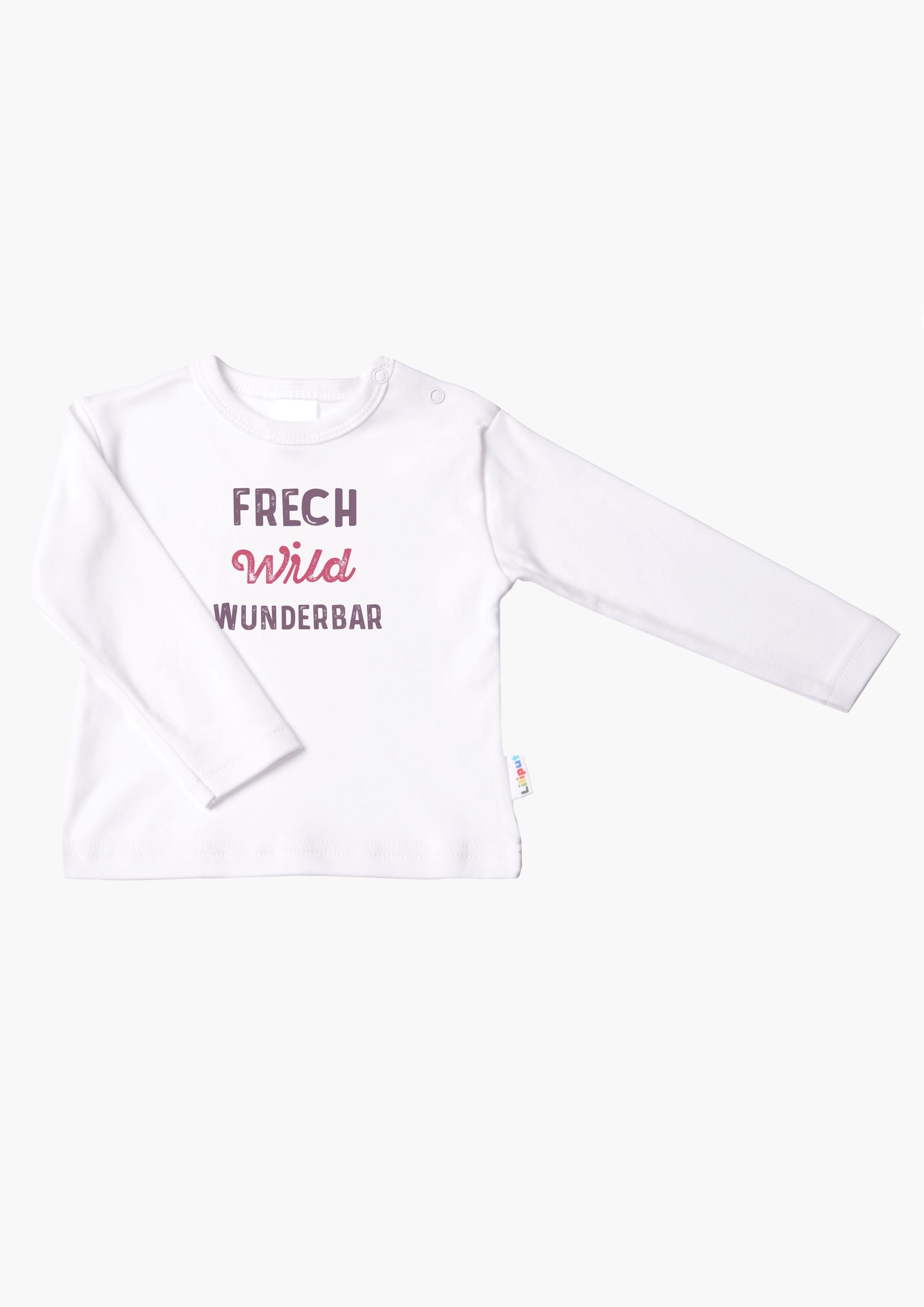 Liliput Langarmshirt Frech mit Druckknöpfen auf der Schulter