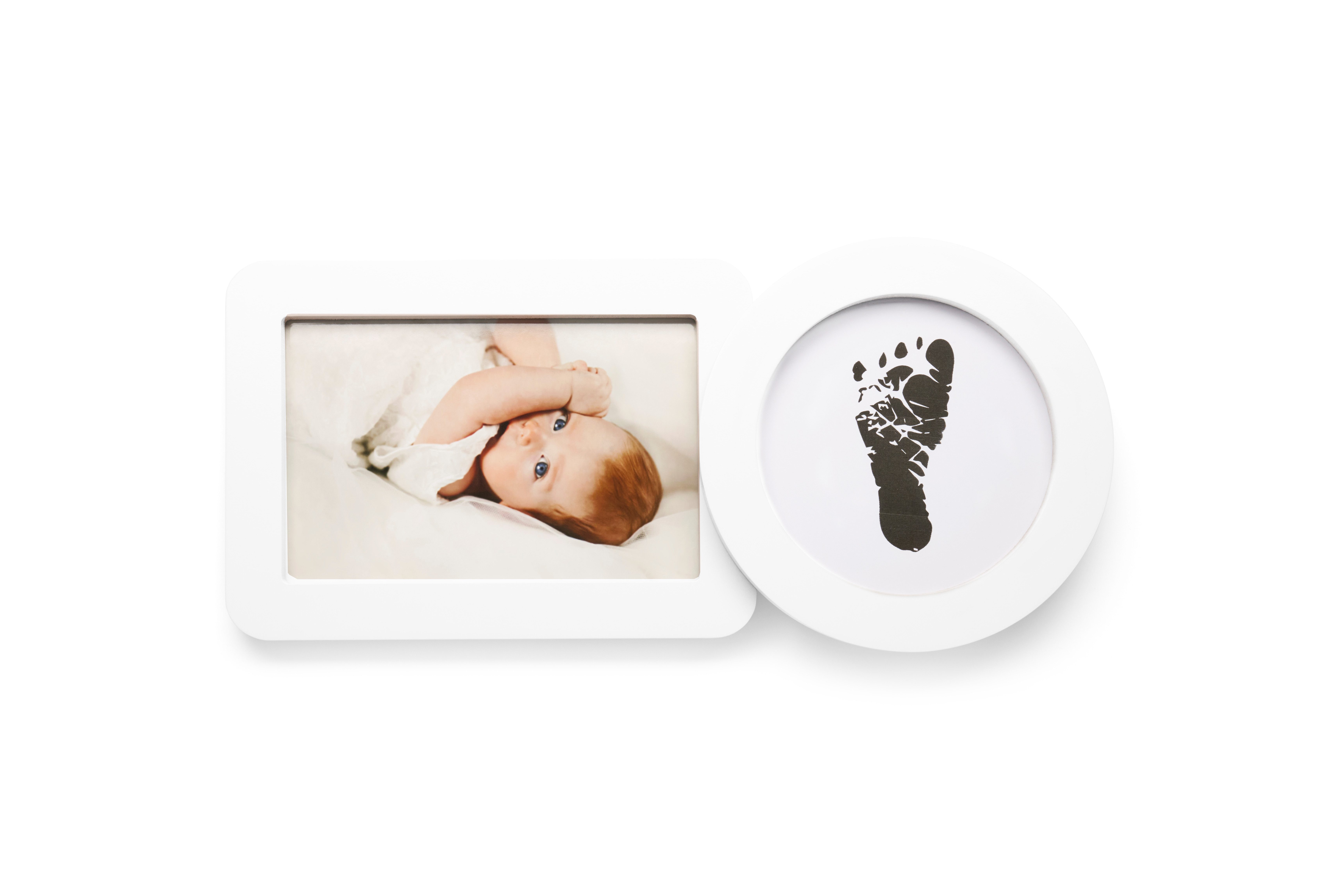 Happy Hands Handabdruck-Set Tintenfreies Baby Abdruckset mit Bilderrahmen