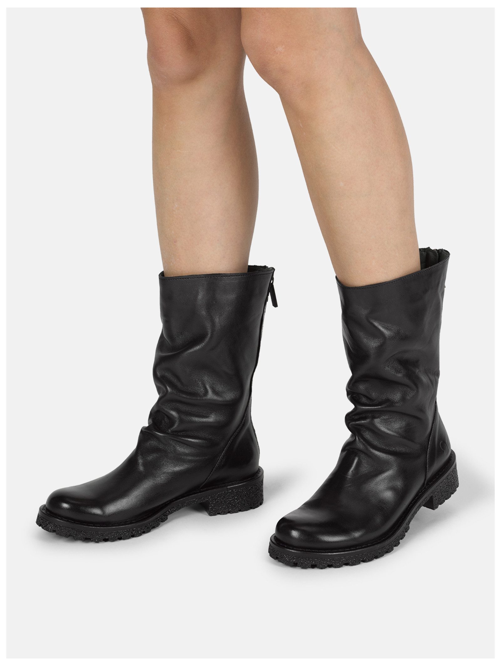 Felmini Stiefel Leder . Bikerboots