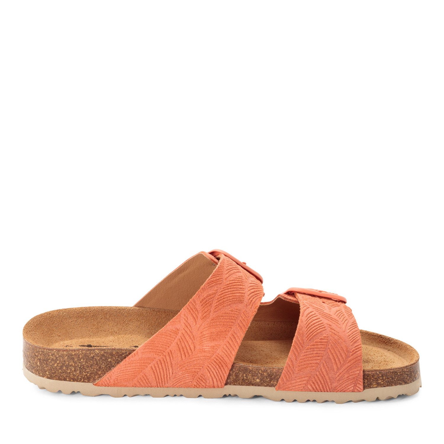 Tamaris Pantolette Sommerschuh, Hausschuh, Schlupfschuh mit floraler Prägung