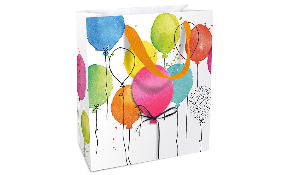 Braun+Company Atelier Geschenkpapier Braun & Company Geschenktragetasche Balloon Party