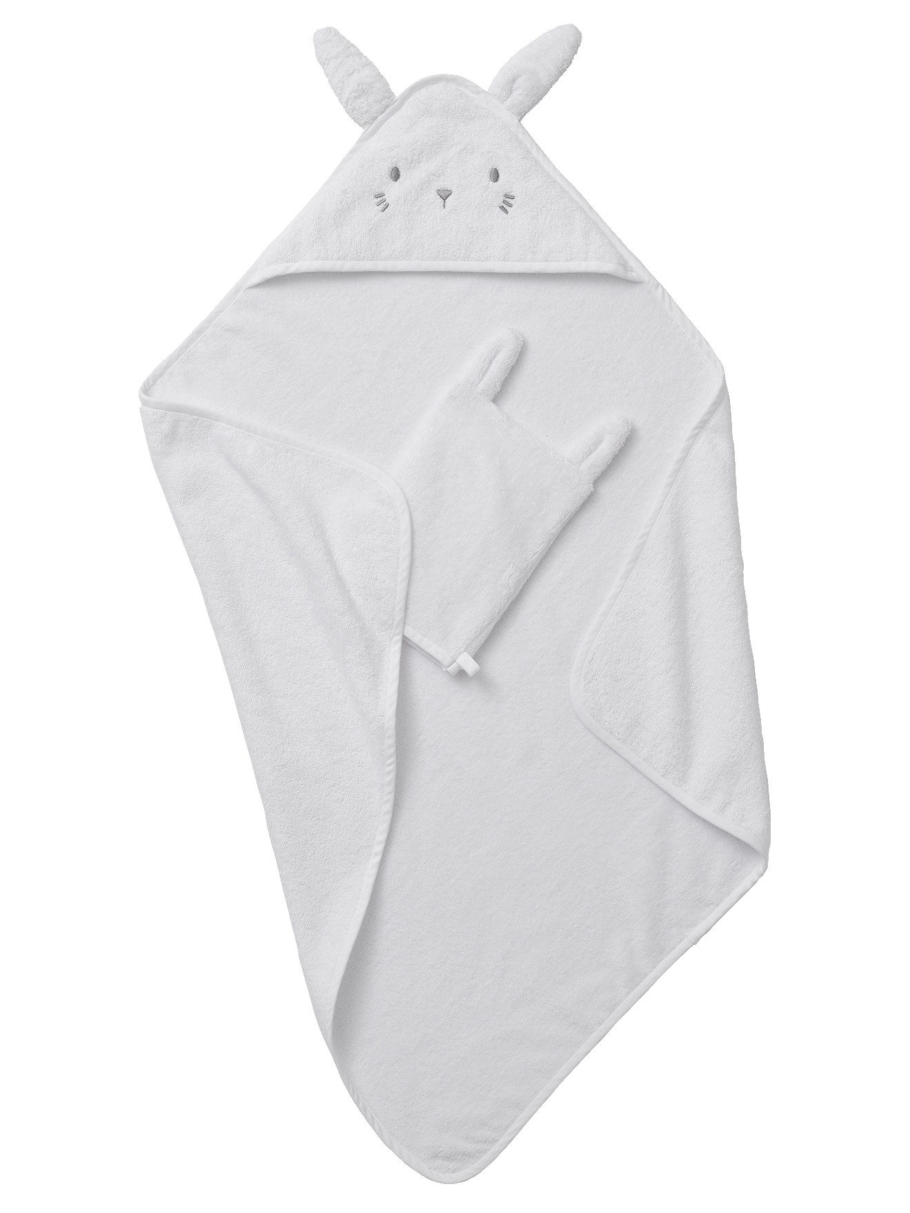vertbaudet Kapuzenhandtuch Baby-Set aus Badetuch und günstig online kaufen