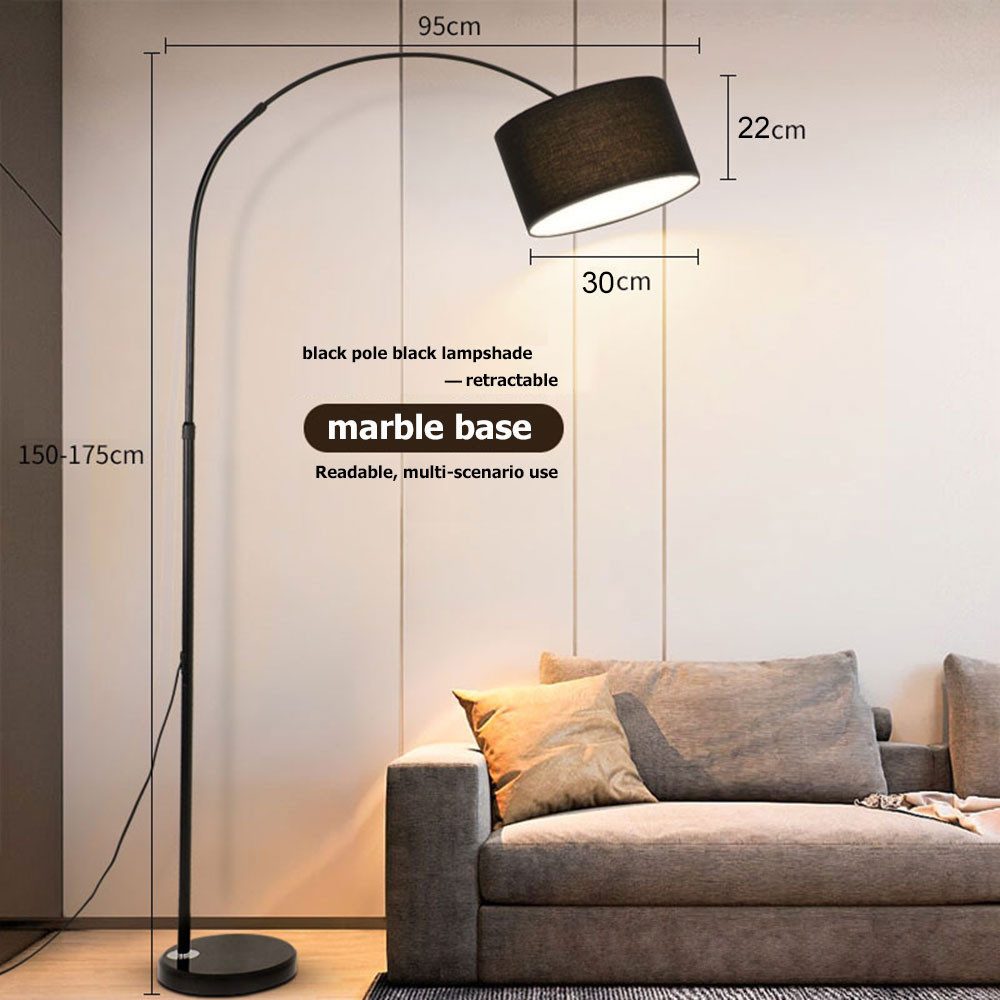 Daskoo LED Stehlampe Standleuchte Leselampe,inklusive Leuchtmittel,Höhenver günstig online kaufen