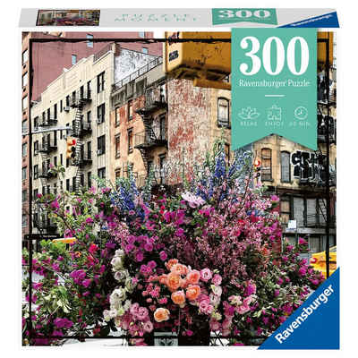 Ravensburger Puzzle Moment Flowers in New York 300 Teile, Puzzleteile