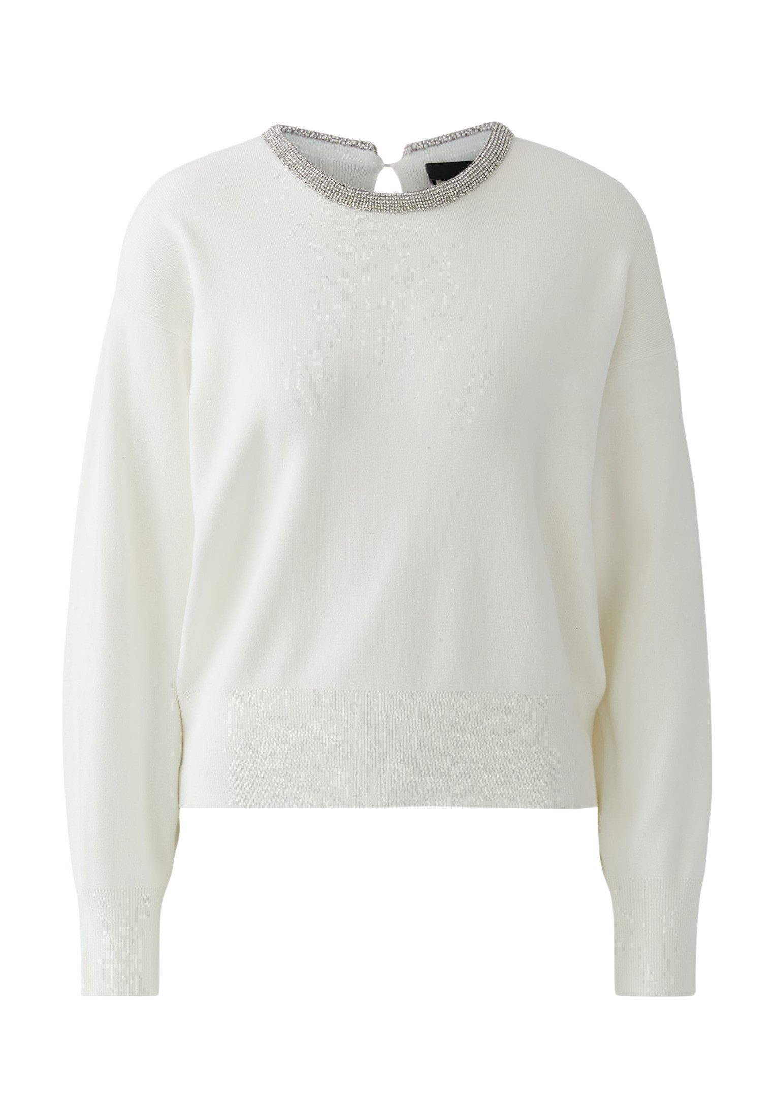 Oui Rundhalspullover