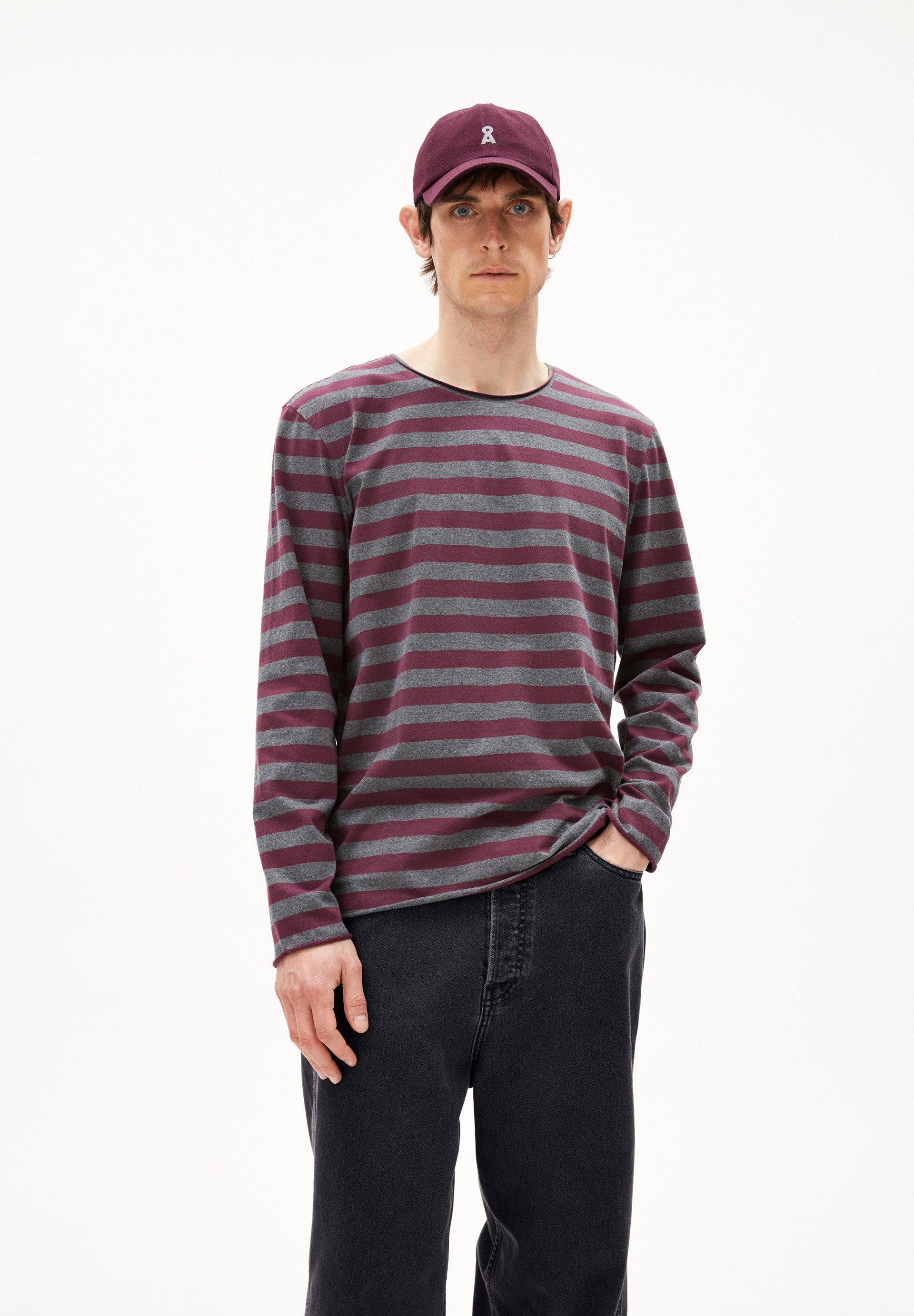 Armedangels Longsleeve MAARKOS LS STRIPES BR günstig online kaufen