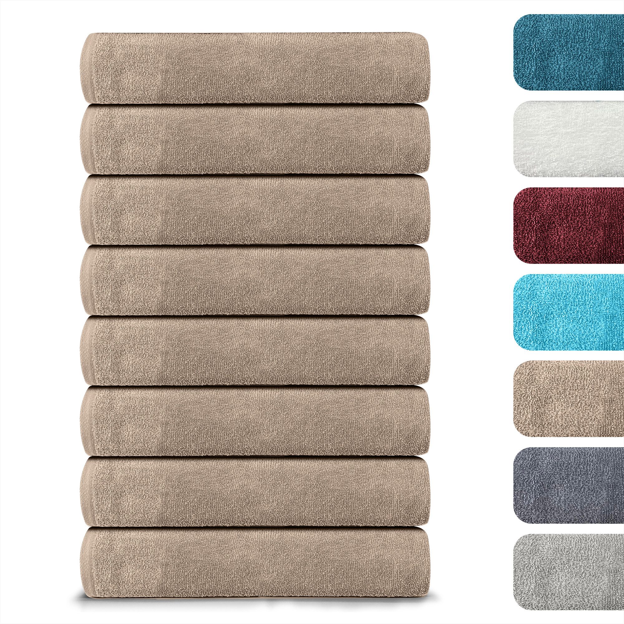 BARBONS Handtücher Set – 8-tlg Handtuch günstig online kaufen