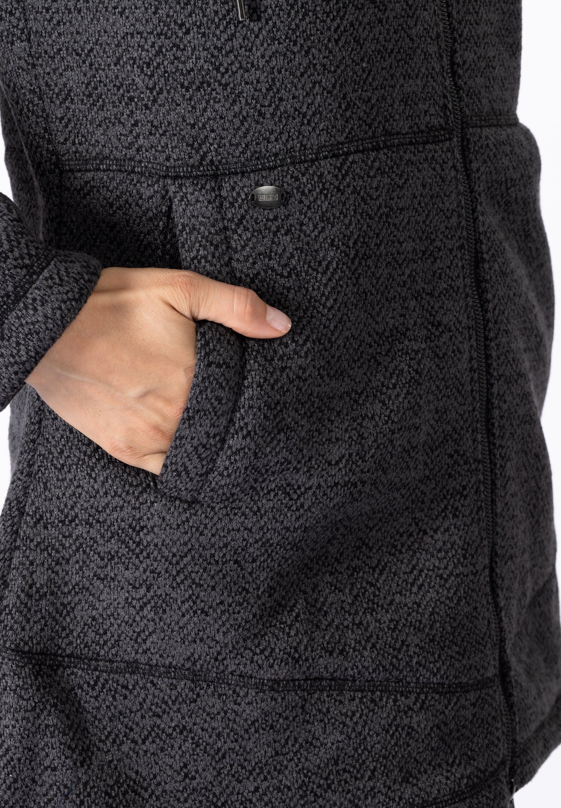 DEPROC Active Funktionsmantel XENIA CS Women Fleecemantel, Fleecejacke, Longjacket