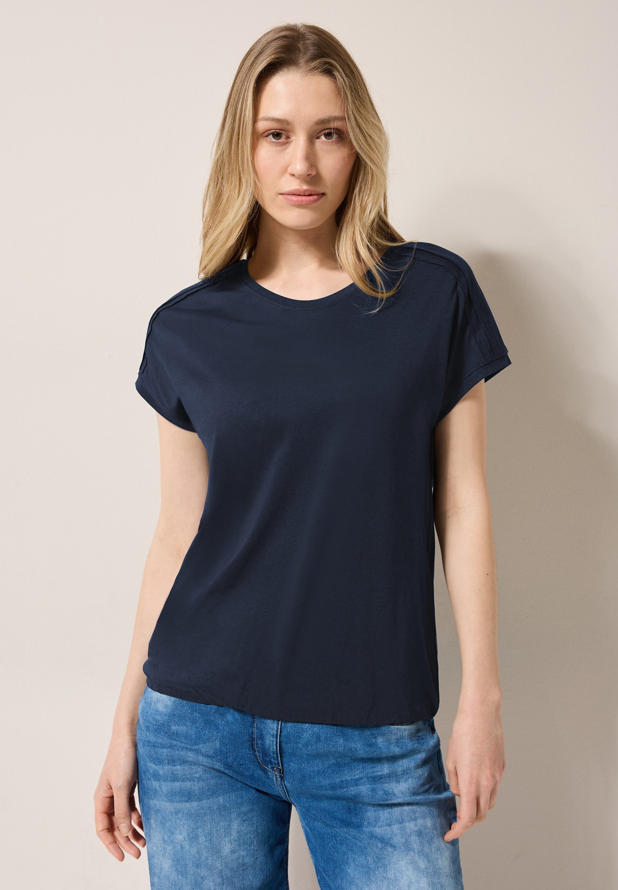 CECIL T-Shirt mit elastischem Bund