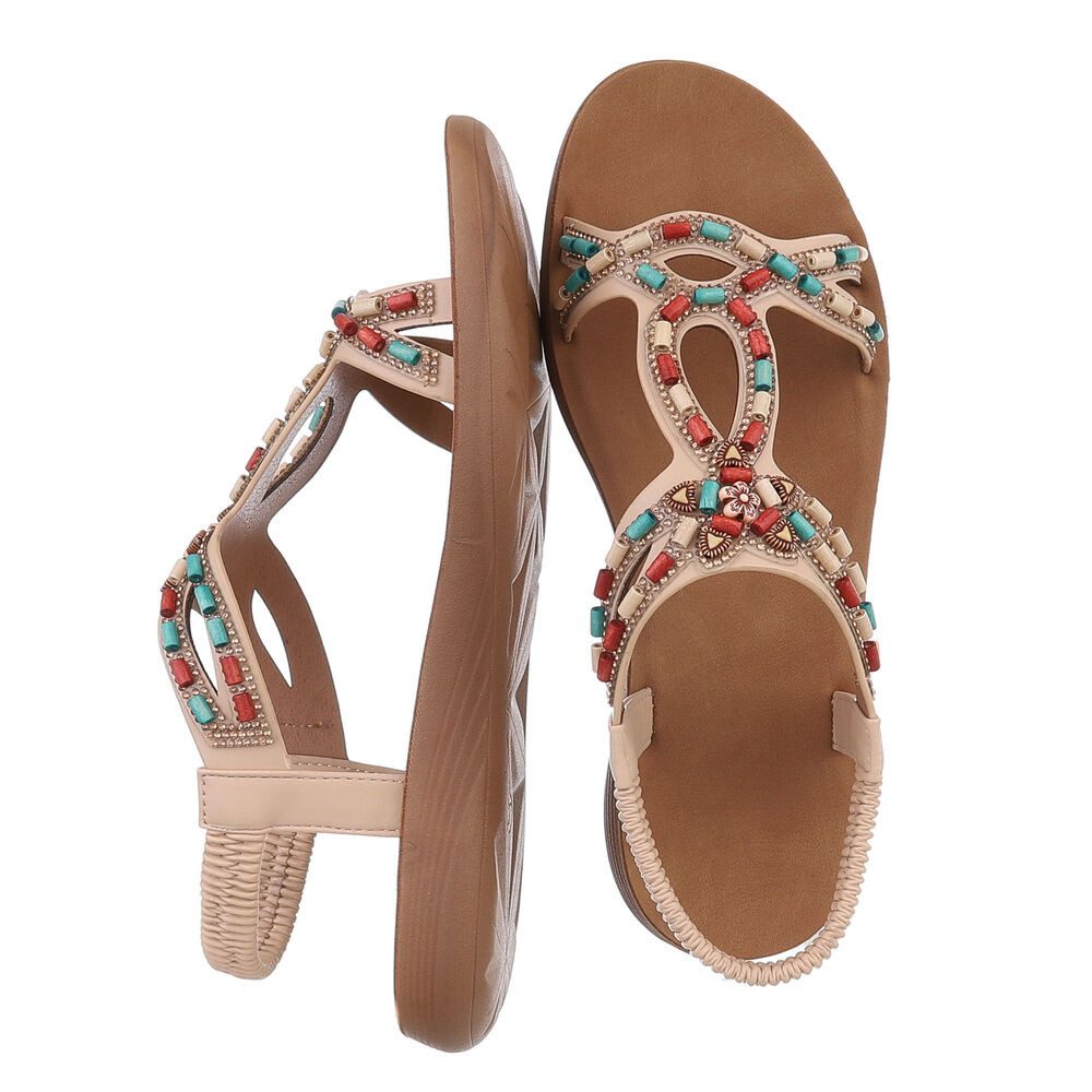 Ital-Design Damen Freizeit Riemchensandalette (86345015) Flach günstig online kaufen