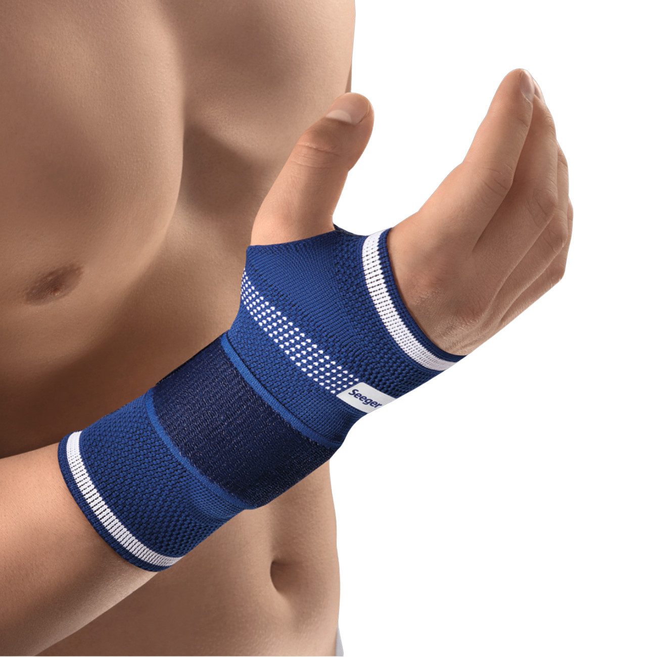 Handgelenkbandage Handgelenkbandage Komfort, Blau Rechts Größe XS