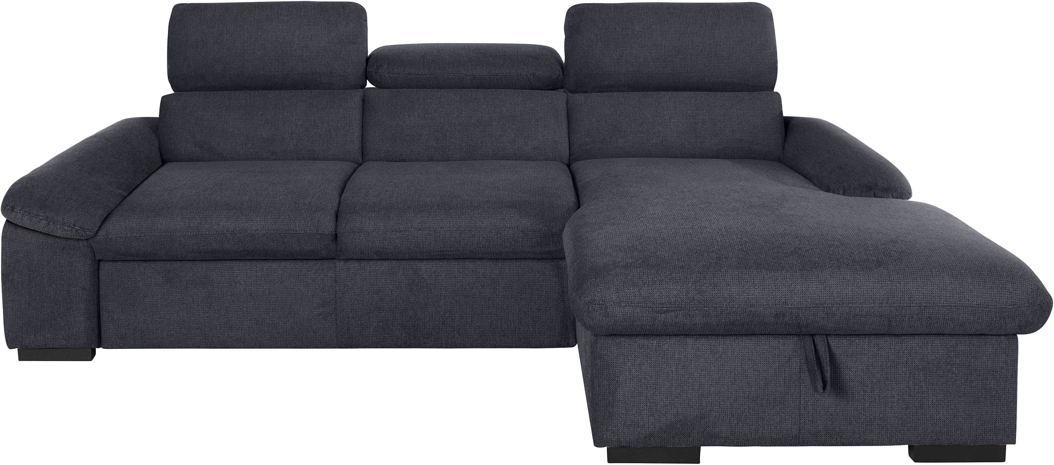 COTTA Ecksofa "Lola L-Form mit Kopfteilfunktion & Hocker", (Set, mit Hocker günstig online kaufen
