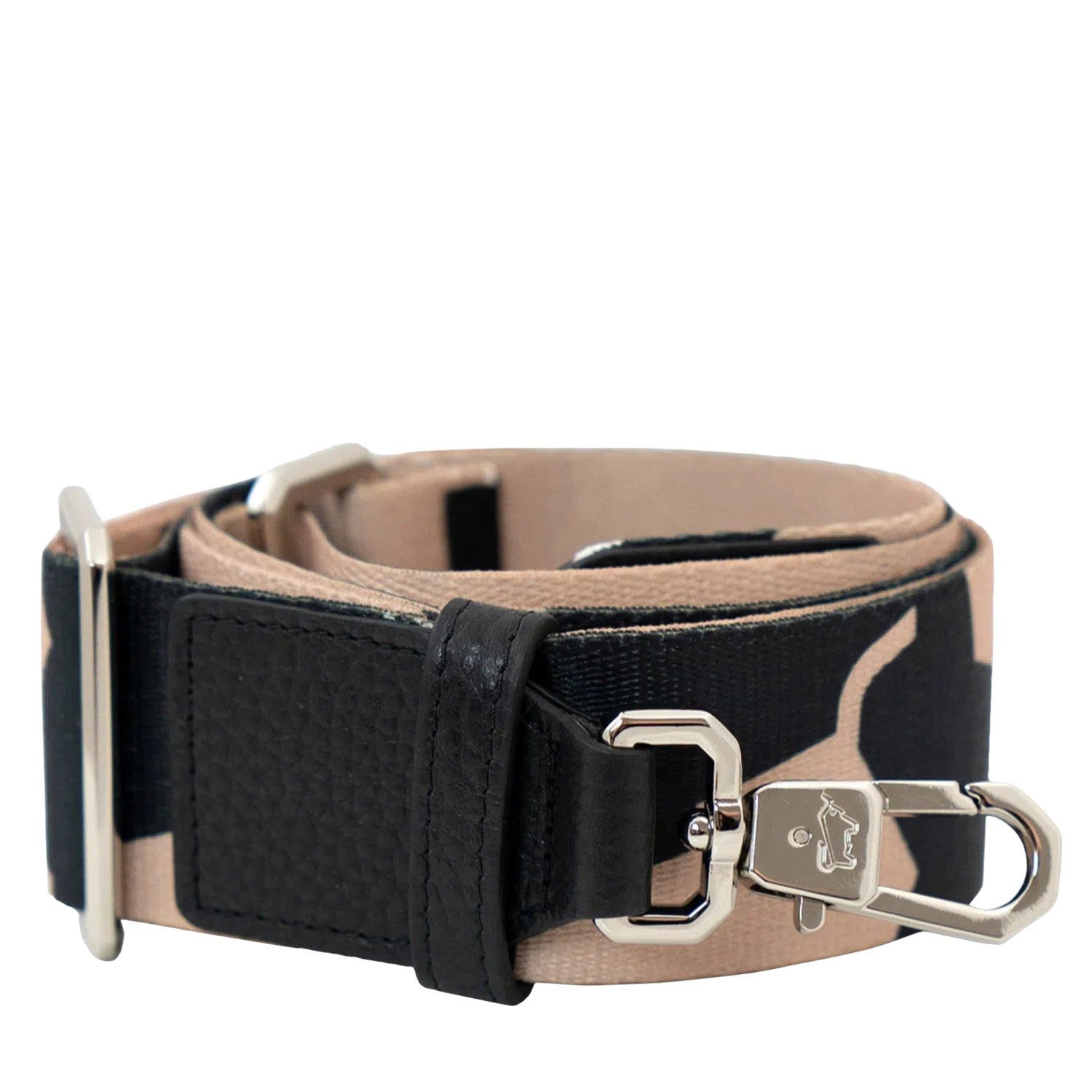 Braun Büffel Schulterriemen Umhängeriemen BB4 silver shiny