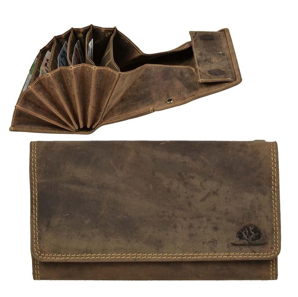 Greenburry Kellnerbörse Vintage (1-teilig), Geldbörse, Leder, Gastronomie