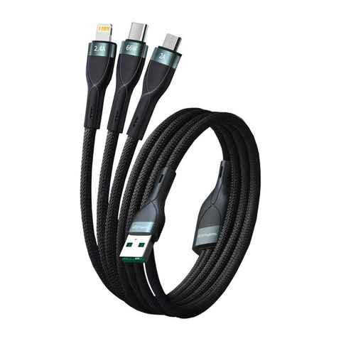 4smarts USB-A PremiumCord Multi 18W USB-Kabel, USB Typ A, Lightning (150 cm)