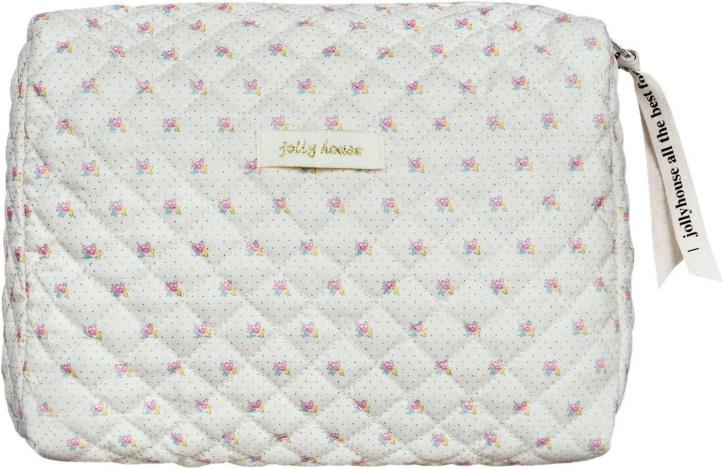 LuxusKollektion Kosmetiktasche Kosmetiktasche Groß Blumenmuster Baumwolle Make-up-Tasche Damen Herren