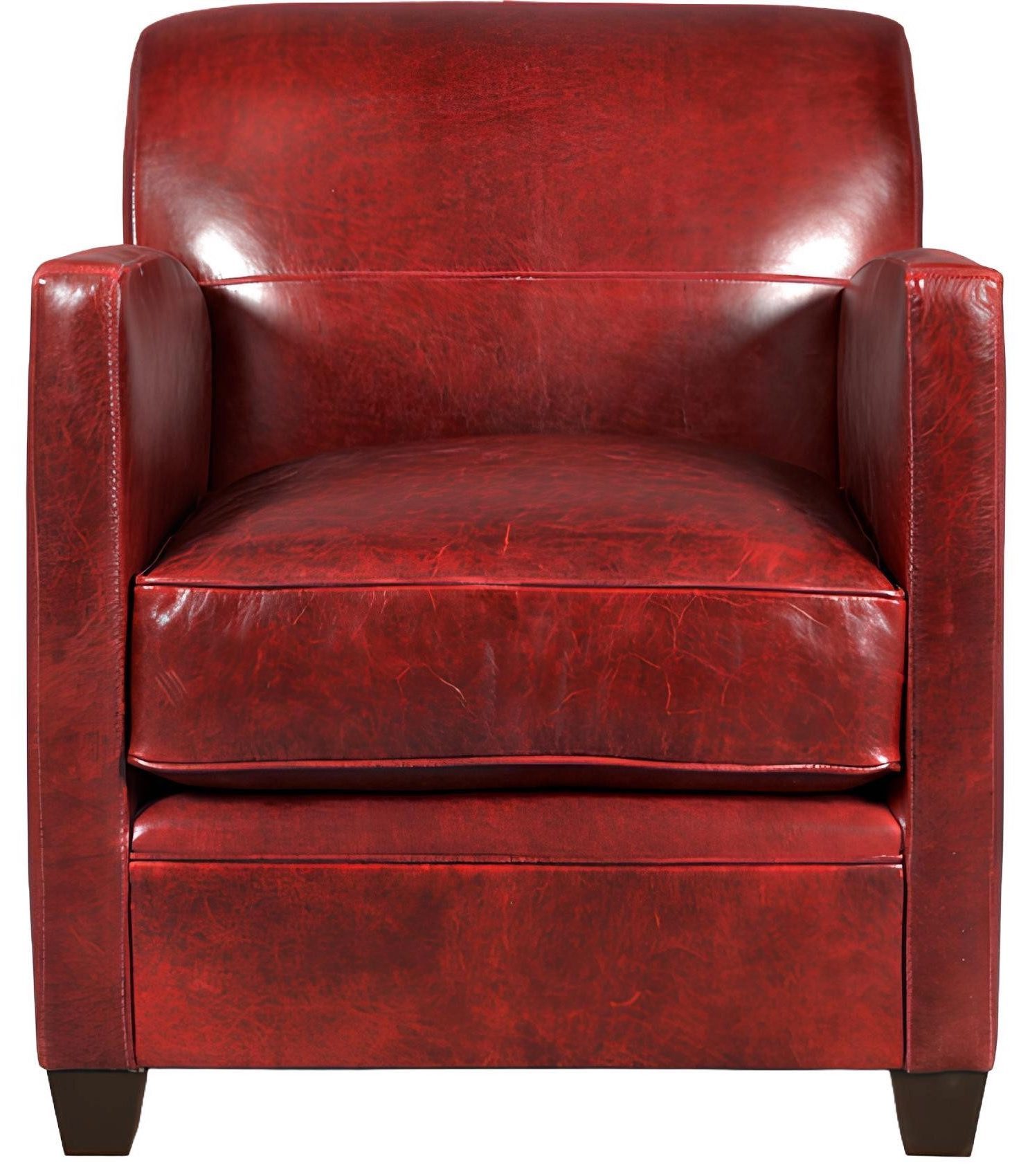 Xlmoebel Chesterfield-Sessel Roter Sessel im Chesterfield-Design aus Leder und Textil (Sessel (1 Sitzer), Hergestellt in Europa