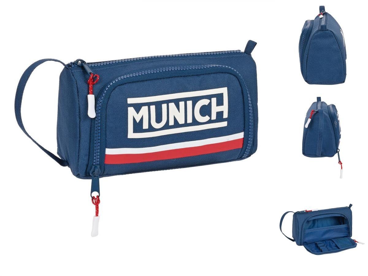 Munich Federtasche Munich Schulmäppchen Soon Blau 20 x 11 x 85 cm Faulenzer Faulenzer