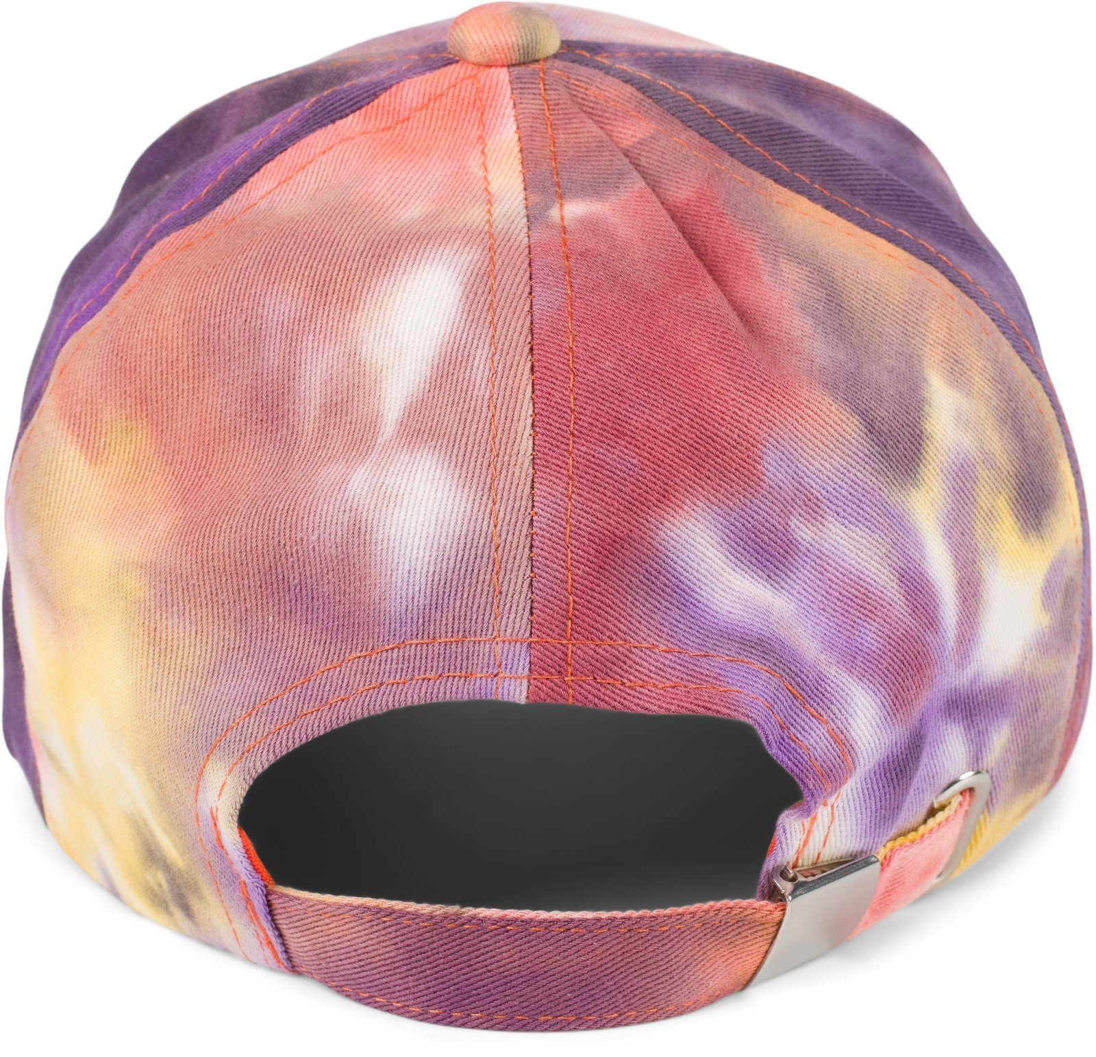 styleBREAKER Cap mit Batik Violett-Orange-Rose Baseballcap Baseball (1-St) Muster