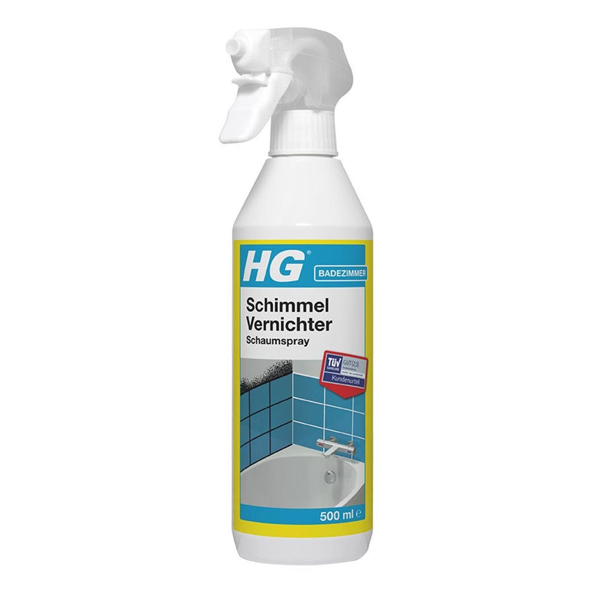 HG HG Schimmel Vernichter Schaumspray 500ml (1er Pack) Spezialwaschmittel