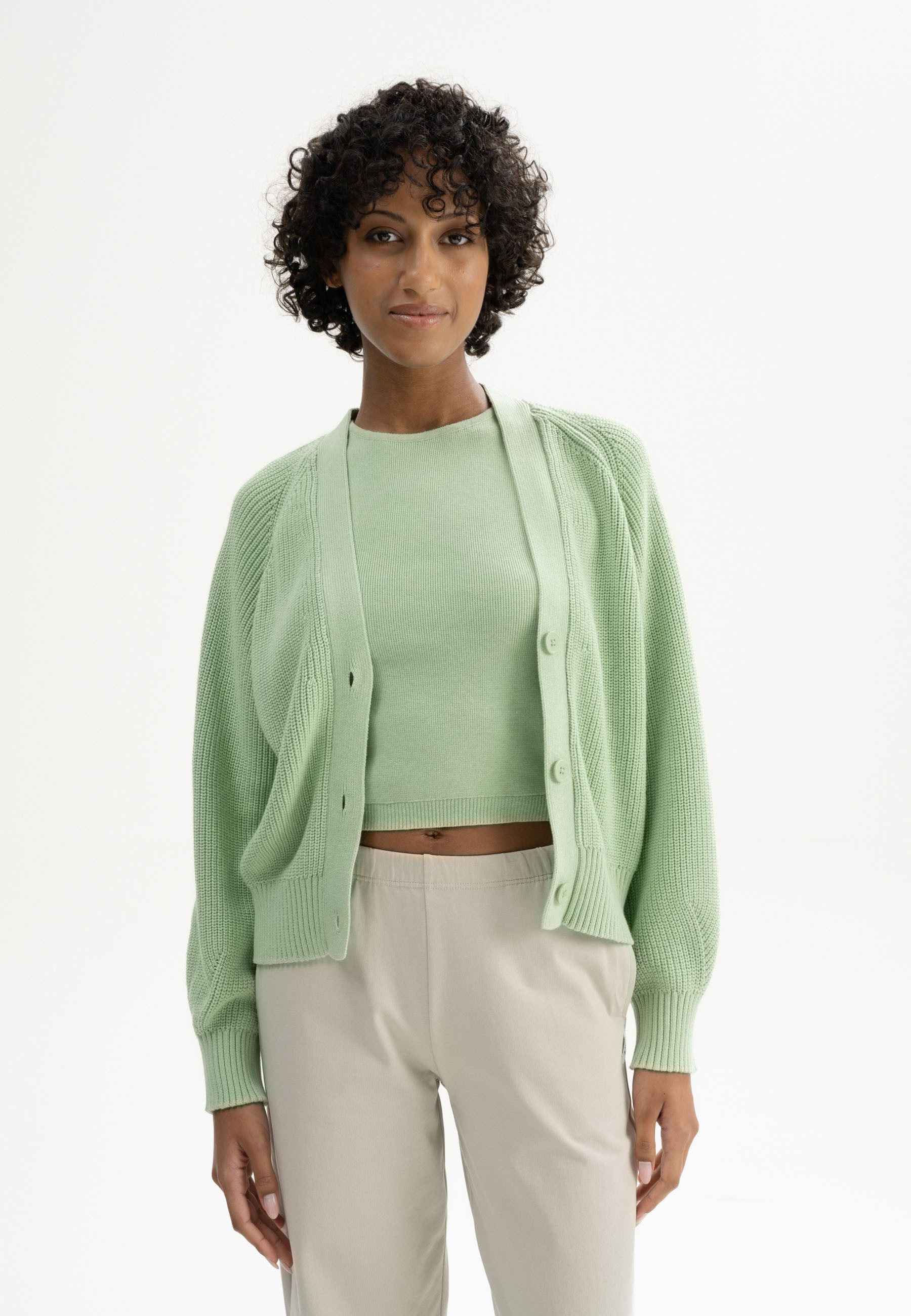MELA Cardigan Rippstrick Cardigan BHUMA Gerippte günstig online kaufen