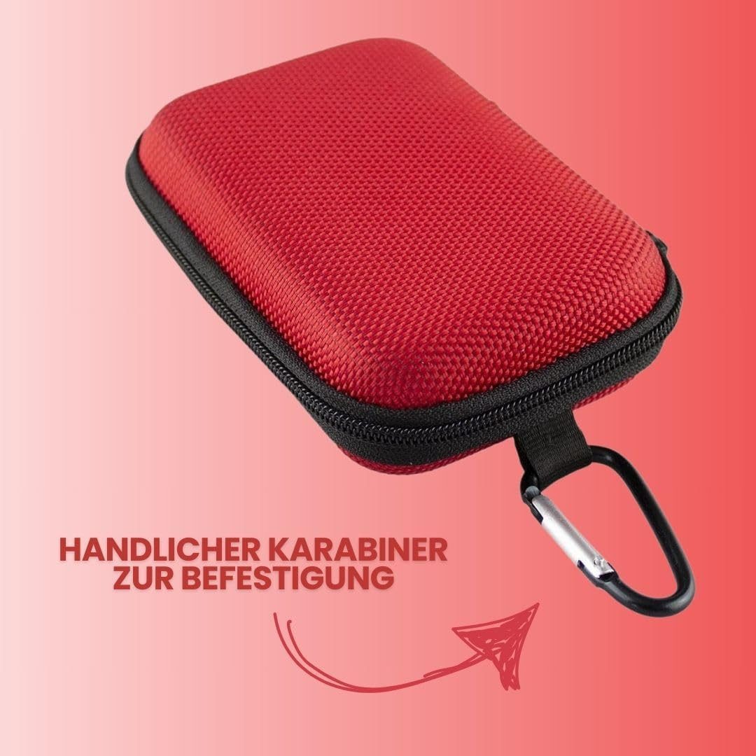 caseroxx Tragetasche Schutz Tasche für Beurer BR 10 / 60 / 90 (Transporttasche, 1-tlg., Schutztasche mit Netztasche)