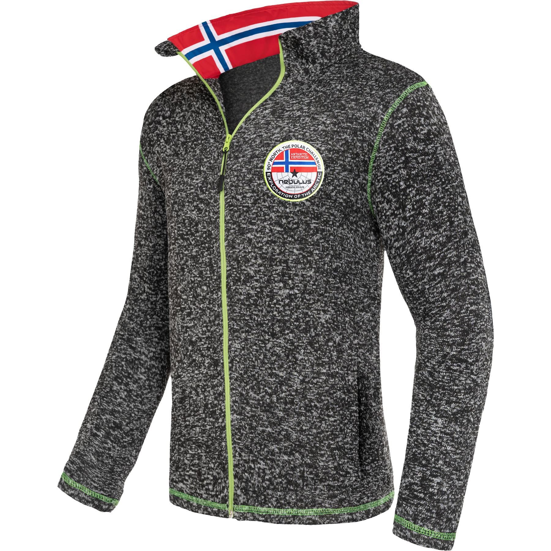 Fleecejacke LUZON, P5165 - Herren, schwarz, L