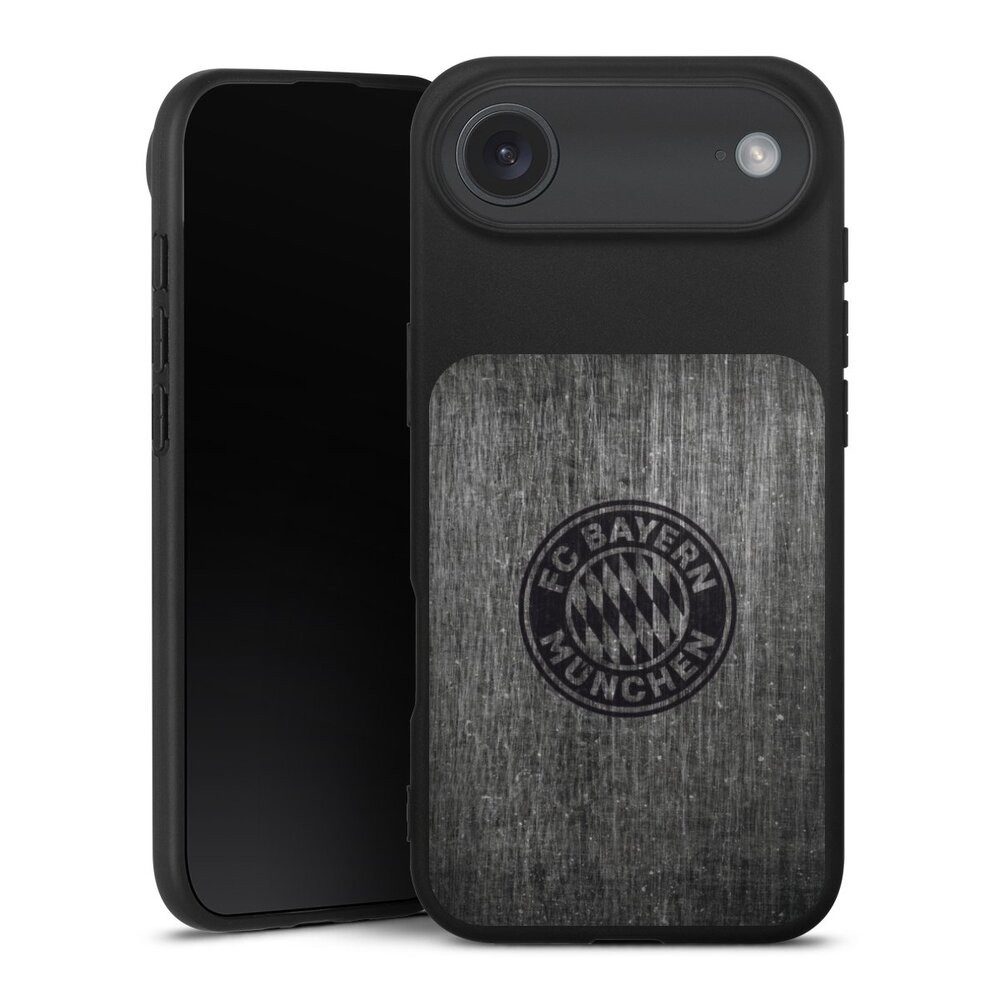 DeinDesign Handyhülle Metallic Look FCB FC Bayern München Metalllook FCB Logo einfarbig, Apple iPhone Air Silikon Hülle Premium Case Handy Schutzhülle