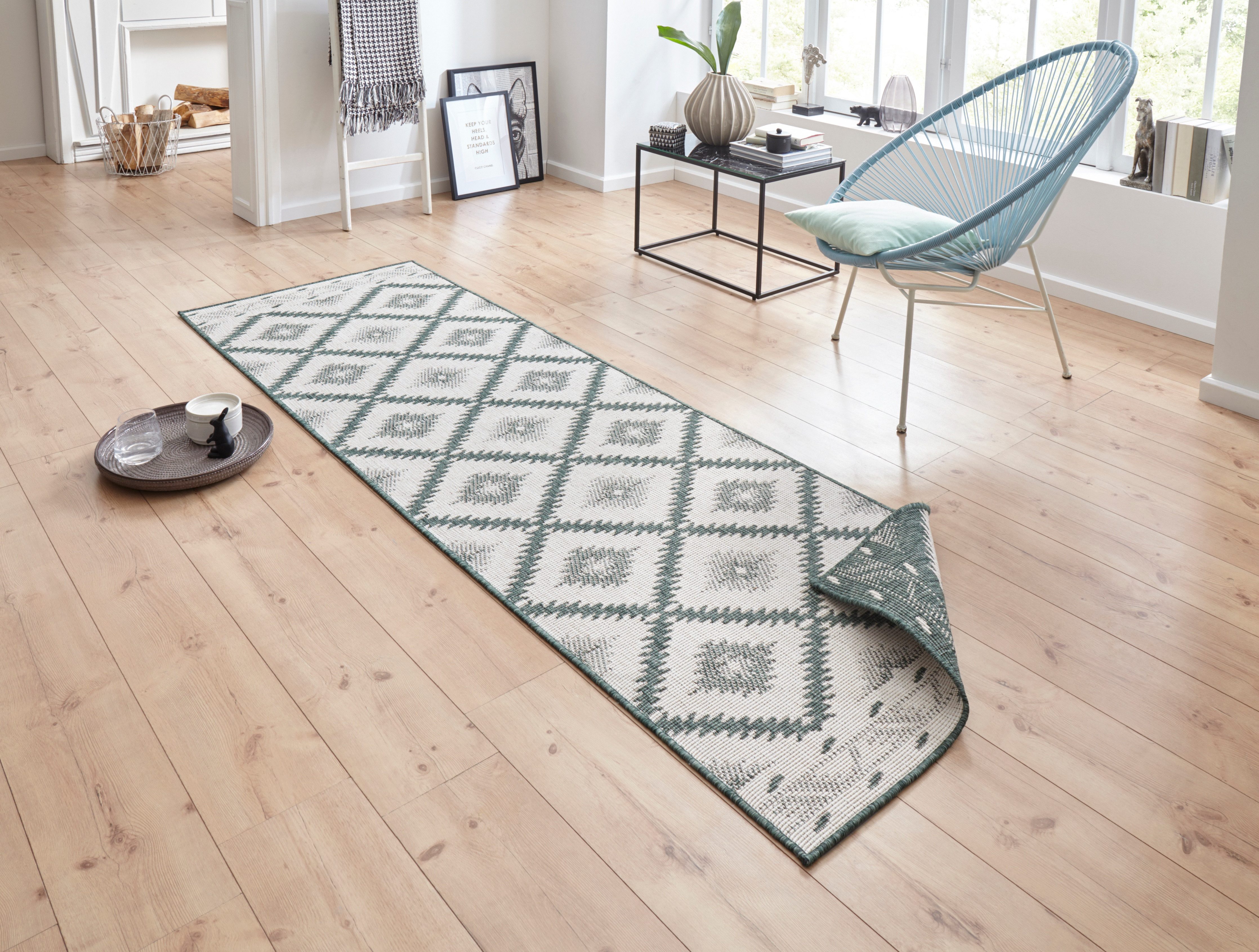 NORTHRUGS Teppich Malibu Wendeteppich, rechteckig, Höhe: günstig online kaufen