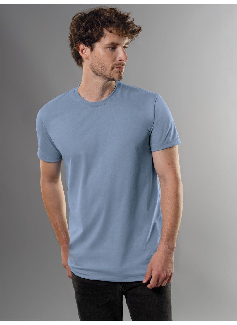 Trigema T-Shirt TRIGEMA Slim Fit T-Shirt aus DELUXE Baumwolle (1-tlg) günstig online kaufen